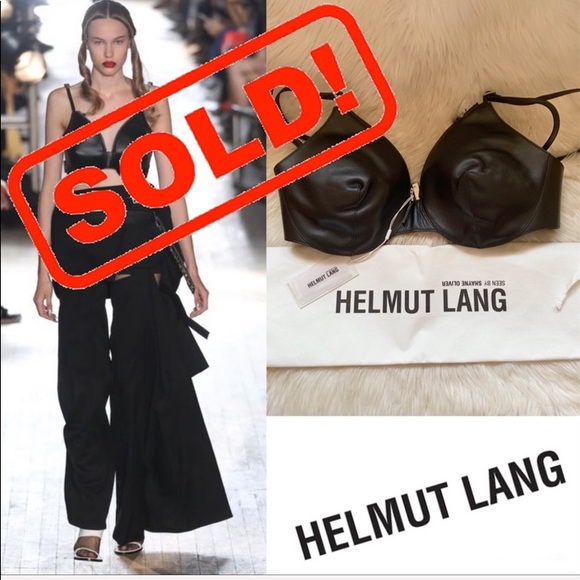 Helmut Lang Handbags - New! Rare HELMUT LANG Runway Leather Bra Bag